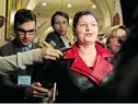  ?? JACQUES BOISSINOT/ THE CANADIAN PRESS ?? Fatima Houda-Pepin is an independen­t running in La Pinière riding.