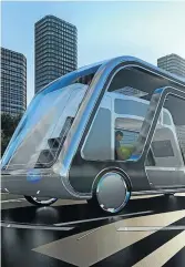  ?? Picture: aprilli.com ?? RENT-A-ROOM The design for the Autonomous Travel Suite.