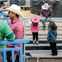  ??  ?? Taupo rodeo attracts young and old to its carnival atmosphere.