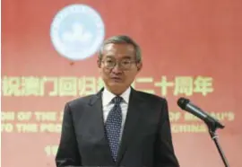  ??  ?? De Chinese ambassadeu­r bij de EU Zhang Ming.