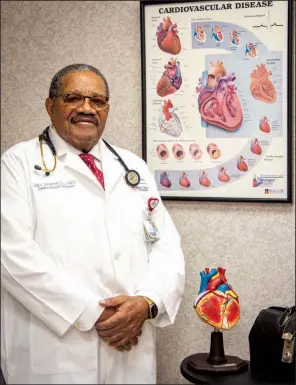  ?? (Arkansas Democrat-Gazette/Cary Jenkins) ?? “Dr. Hargrove is a recognized leader in health equity, a hero to many of us in medicine who inspired me and inspires generation­s of future physicians to emulate his dedication to the community and to lifelong learning.” — Dr. Sandra Bruce Nichols