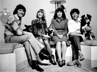  ??  ?? Former Blue Peter presenters (left-right) Peter Purves, Lesley Judd, Valerie Singleton and John Noakes (PA)