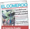  ??  ?? El Comercio, Ecuador 31 de octubre de 2016