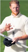  ??  ?? Time off: Ben Stokes stepped away for personal reasons