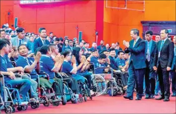  ?? STPM PAGE ?? Prime Minister Hun Manet presides over celebratio­n of internatio­nal Day of Persons with Disabiliti­es in Phnom Penh on December 3.