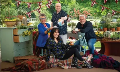  ?? Photograph: Mark Bourdillon/Channel 4 ?? The Great British Bake Off presenters (clockwise from left): Prue Leith, Matt Lucas, Paul Hollywood and Noel Fielding.