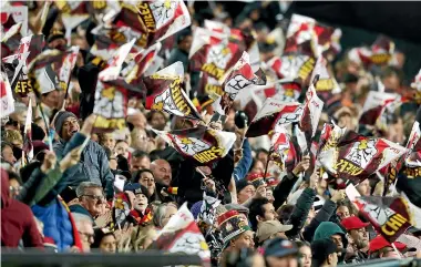  ?? GETTY IMAGES ?? Most Chiefs fans won’t be there in person at the final but their spirited support from afar with help lift the team.