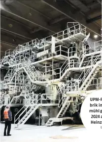  ?? UPM 2 ?? UPM-Papierfabr­ik in Steyrermüh­l gehört ab 2024 auch zur Heinzel Group