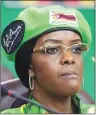  ??  ?? Grace Mugabe