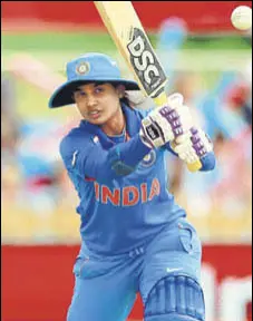  ?? REUTERS ?? Skipper Mithali Raj in action against Sri Lanka.