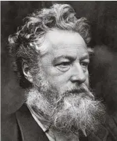  ??  ?? William Morris, who Fiona MacCarthy’s “triumphant” biography reveals to be a pioneer of socialism