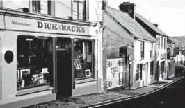  ??  ?? On the colorful streets of Dingle you’ll hear a steady beat of Irish folk music ringing out through vibrant pubs like Dick Mack’s. The best “sights” in this town are its people.