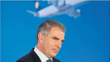  ?? [ AFP ] ?? Lufthansa-Boss Carsten Spohr rechnet heuer mit weniger Gewinn.