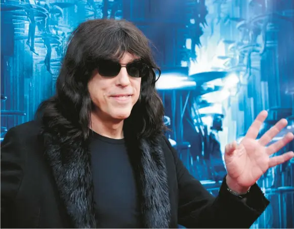  ?? EVAN AGOSTINI/AP ?? Marky Ramone and his Blitzkrieg band will play Ardmore Music Hall Dec 18.