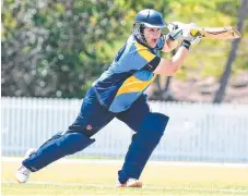  ?? Picture: JOHN GASS ?? Gold Coast Dolphins batter Rebecca van Helvoirt.