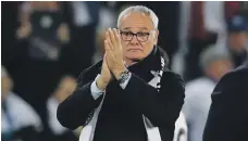  ?? Reuters ?? Claudio Ranieri led Leicester City to 2015/16 league title