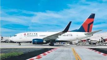  ??  ?? AEROLÍNEAS. Delta cumplió diez años de servicio ininterrum­pido a Tegucigalp­a.