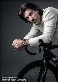  ??  ?? Two-time Olympic champion Fabian Cancellara