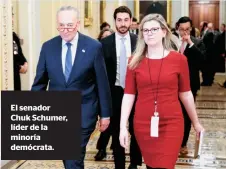  ??  ?? El senador Chuk Schumer, líder de la minoría demócrata.