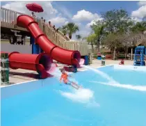  ??  ?? Southwest Florida’s largest waterpark offers 14 acres of waterslide­s, pools and rides.