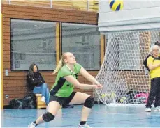  ?? FOTO: PRIVAT ?? Die Ochsenhaus­er Volleyball­erinnen, hier Libera Simone Rapp, reisen am Samstag nach Blaustein.