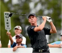  ?? CHRIS SYMES/PHOTOSPORT ?? Daniel Hillier at the New Zealand Golf Open.