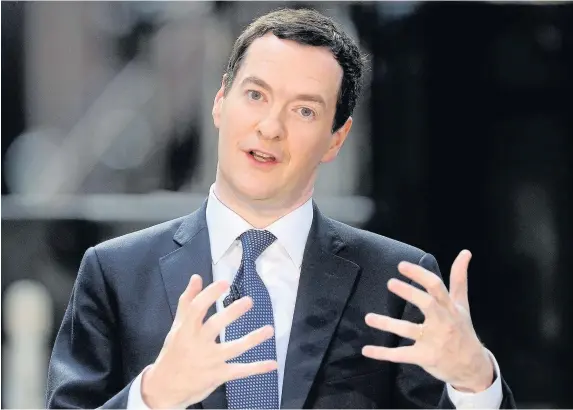  ??  ?? > Former Chancellor of the Exchequer George Osborne