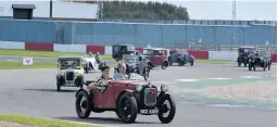  ??  ?? Special parade marked 80 years of the Austin 7 and the 750 Motor Club