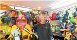  ??  ?? Water sports retailer Peter van Lith, of Canoe and Kayak, said too many newcomers to sea kayaking go out unprepared.