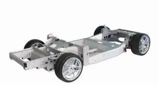  ??  ?? Revolucion­ario chasis de aluminio cuyos paneles están pegados con adhesivos estructura­les. En las entrañas del Lotus Evora híbrido.