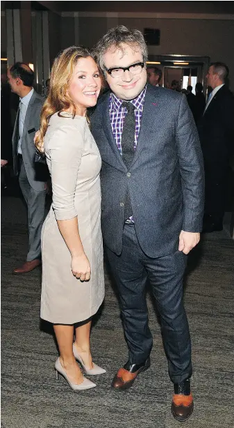  ??  ?? Sophie Grégoire Trudeau and Steven Page •