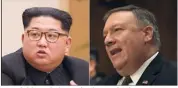  ?? (Photo AFP) ?? Le président de la Corée du Nord, Kim Jong Un, a reçu secrètemen­t le patron de la CIA, Mike Pompeo.