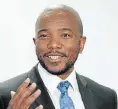  ??  ?? Mmusi Maimane