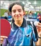  ?? AFP ?? Syria’s Hend Zaza was just five when she first picked up a table tennis paddle.