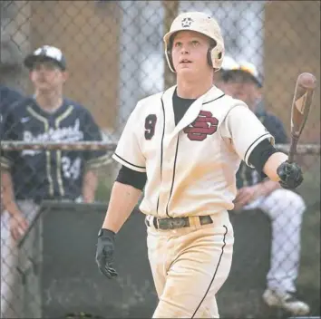  ?? Steph Chambers/Post-Gazette ?? Serra Catholic's Mark Black is batting .655 and is one of the top sophomores in the WPIAL.