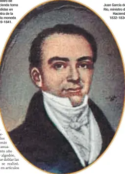  ??  ?? Juan García del Río, ministro de
Hacienda 1832-1834.