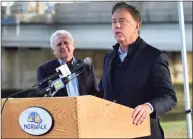  ?? Erik Trautmann / Hearst Connecticu­t Media ?? Gov. Ned Lamont announced Tuesday that Connecticu­t’s daily positivity rate reached nearly 9 percent, the highest level since Jan. 11. COVID-19 continues to circulate widely through the state.