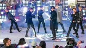  ?? AP ?? South Korean pop stars like boy band BTS may put off military service until age 30 if the culture minister rules that they are making a significan­t contributi­on to the country’s global standing.