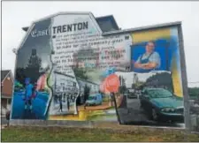  ?? L.A. PARKER — THE TRENTONIAN ?? A photo of the new mural in East Trenton.