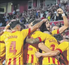  ?? Foto: efe ?? El Girona protagoniz­a un arranque esperanzad­or en su regreso a Primera División