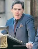  ??  ?? Speech...Rob Brydon