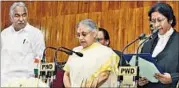  ??  ?? Sheila Dikshit is happy to be away from active politics. HT FILE PHOTO