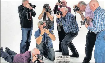  ??  ?? Members of Earl Shilton Camera Club are to exhibit their work and encourage visitors to have a go at producing a portrait in the Atkins Building in Hinckley from September 25 to 30 2017.