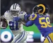  ?? MARK J. TERRILL — THE ASSOCIATED PRESS FILE ?? Ezekiel Elliott’s holdout clouds the expectatio­ns for a franchise longing to return to the Super Bowl for the first time since the last of five championsh­ips nearly 25 years ago.