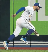  ?? STEVE RUSSELL/TORONTO STAR ?? Kevin Pillar remains the man in centre and the Blue Jays outfield is a little less crowded after Thursday night’s dealing.