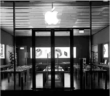  ?? REUTERS ?? Apple has nearly 460 locations across the world outside of China, including about 270 stores in the US. Apple had earlier shuttered its stores in Italy and Spain as the world deals with the Covid-19 pandemic