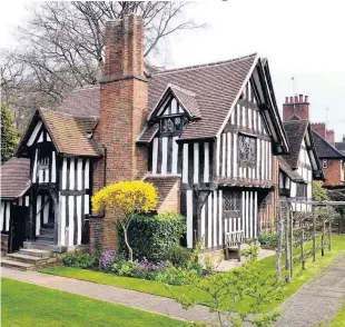  ??  ?? &gt; Selly Manor was rescued from demolition by George Cadbury