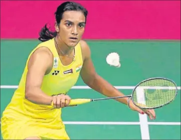  ?? AP ?? PV Sindhu succumbed in the World Championsh­ips final to Nozomi Okuhara, a player ranked and seeded below her.