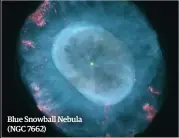  ??  ?? Blue Snowball Nebula (NGC 7662)