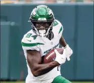  ?? Mike Roemer / Associated Press ?? WR Corey Davis was named one of the Jets captains for this season by his teammates.